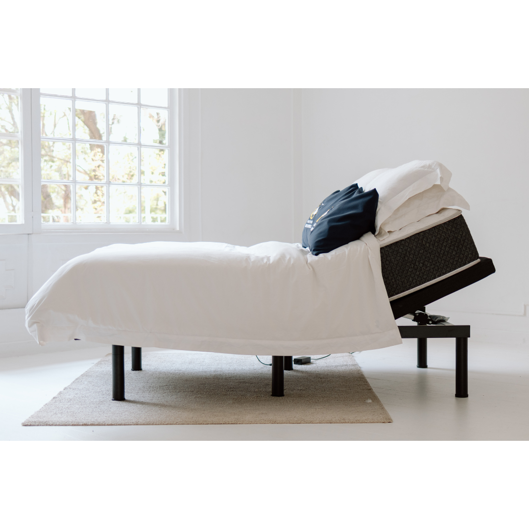 Dreamotion Adjustable Foundation And Serta Carina Mattress Set