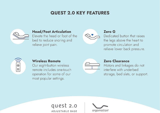 Serta Perfect Sleeper Sierra Quest 2.0 adjustable foundation